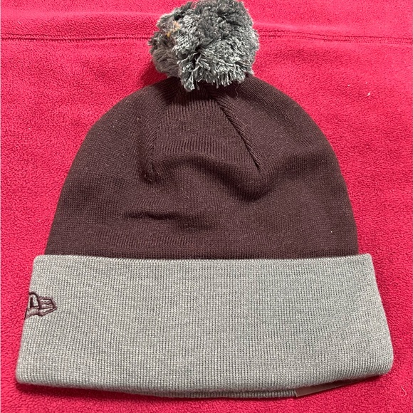 Philadelphia Eagles New Era knit POM hat beanie NEW Tags On Field AUTHENTIC - Picture 3 of 5